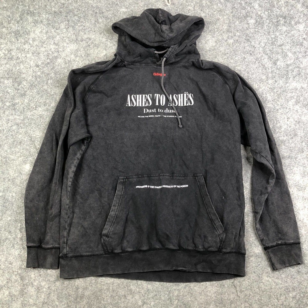 Civil Regime Hoodie Adult XL Graphic Ashes To Ashes Distressed Pullover